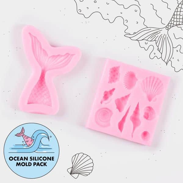 rawnice silicone ocean mold pack