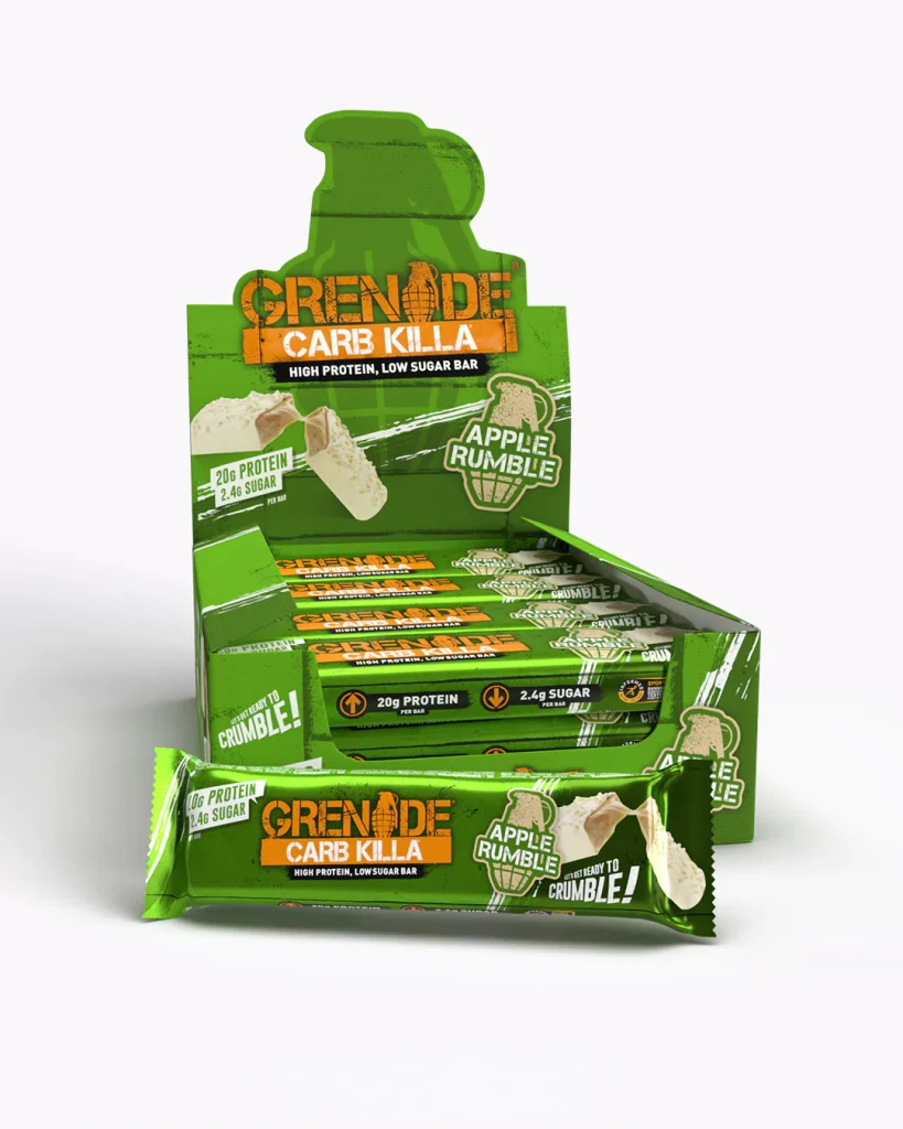 Grenade Release Apple Rumble Carb Killa Bars