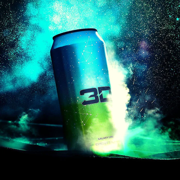 3D Energy Drinks Launch New Galaxy Lime Flavour