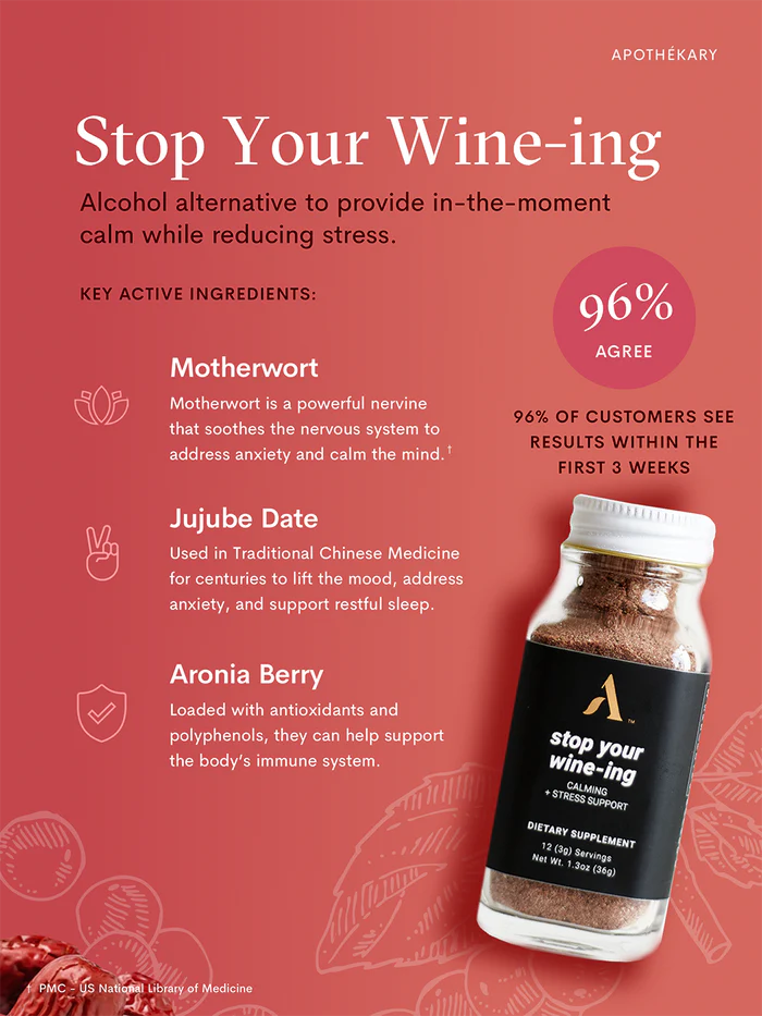 Apothekary Stop Your Wine-ing Review 