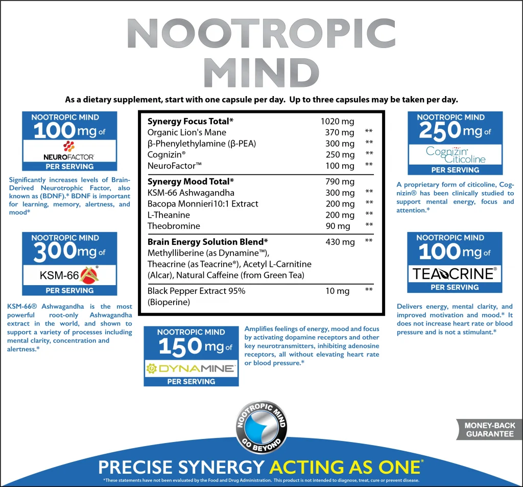 Nootropic Mind By Health Naturals