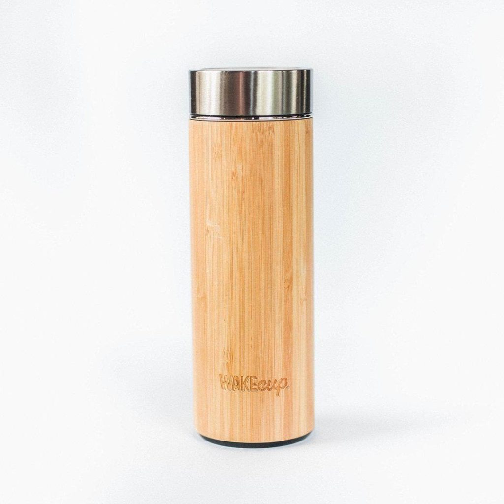 WakeCup Bamboo Water Bottle Stocking Filler Idea
