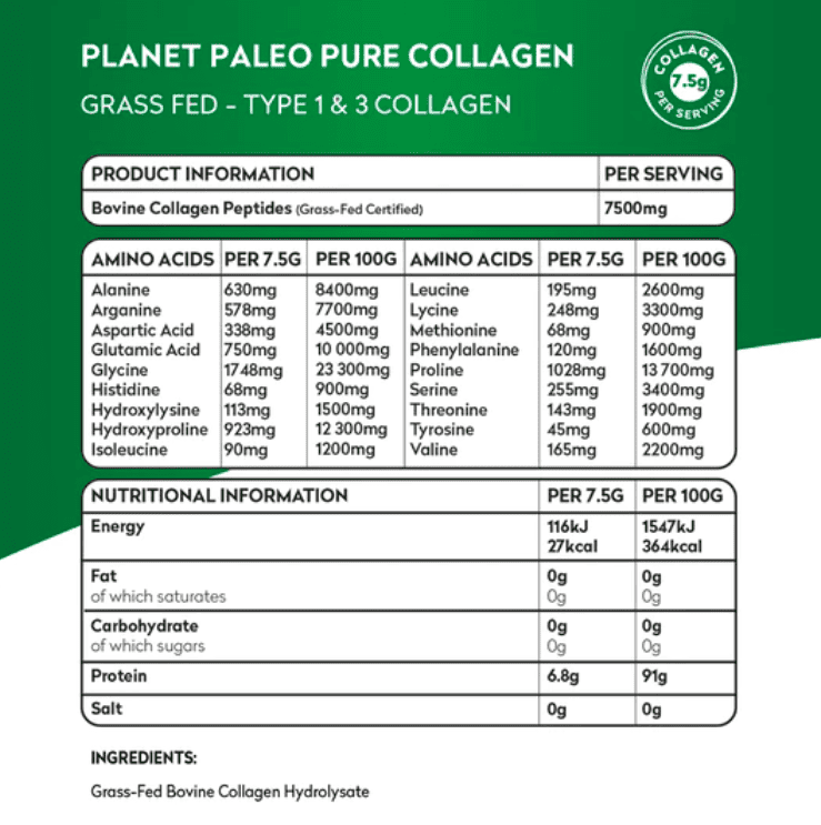 planet paleo pure collagen