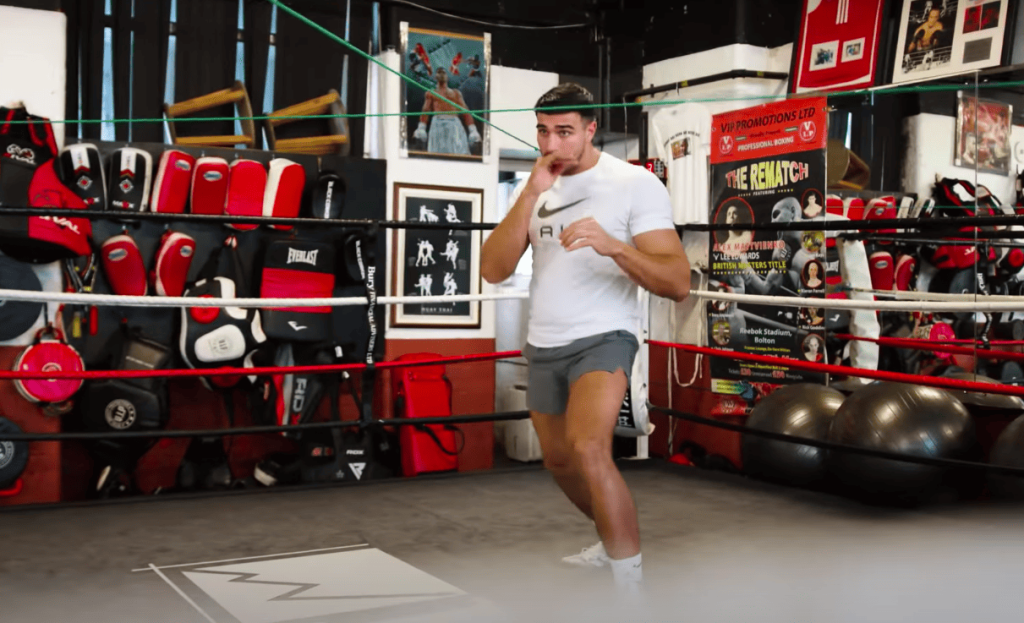tommy fury training