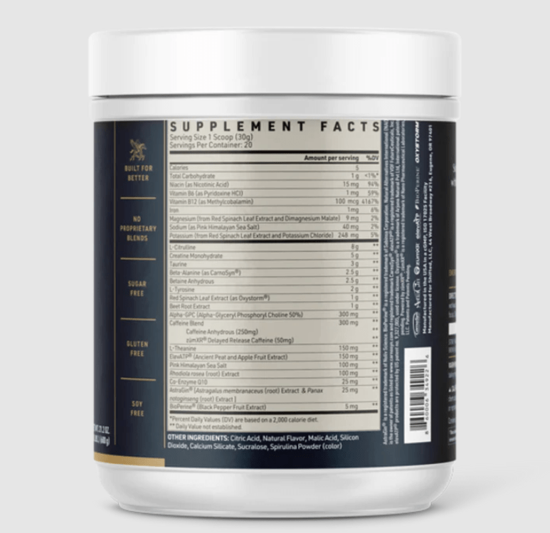shifted premium preworkout