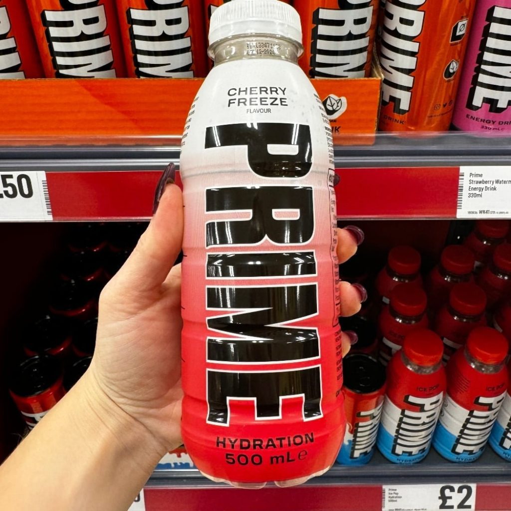 prime cherry freeze flavour