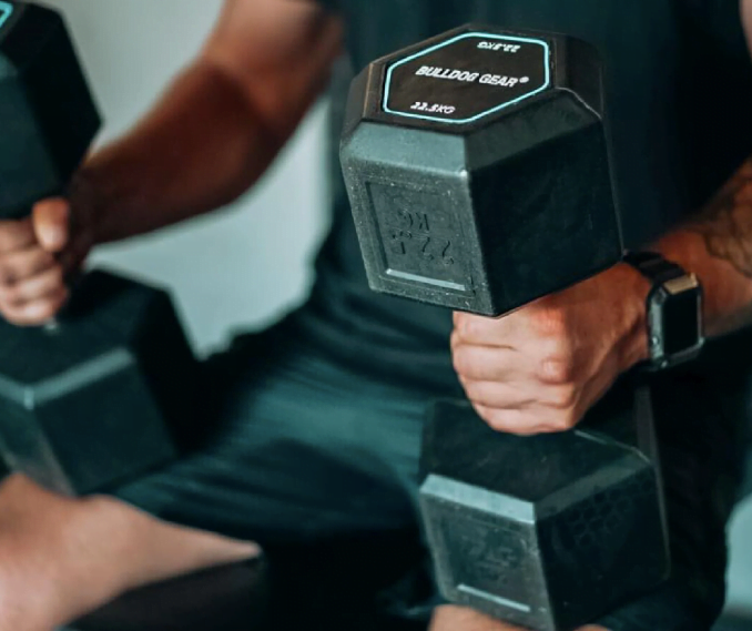 bulldog gear hex dumbbells