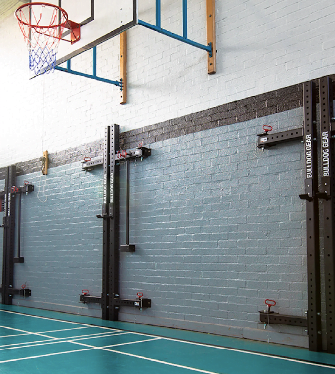 bulldog gear wall mounted power rack