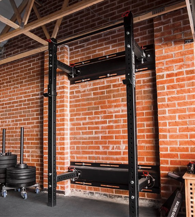 bulldog gear wall mounted power rack