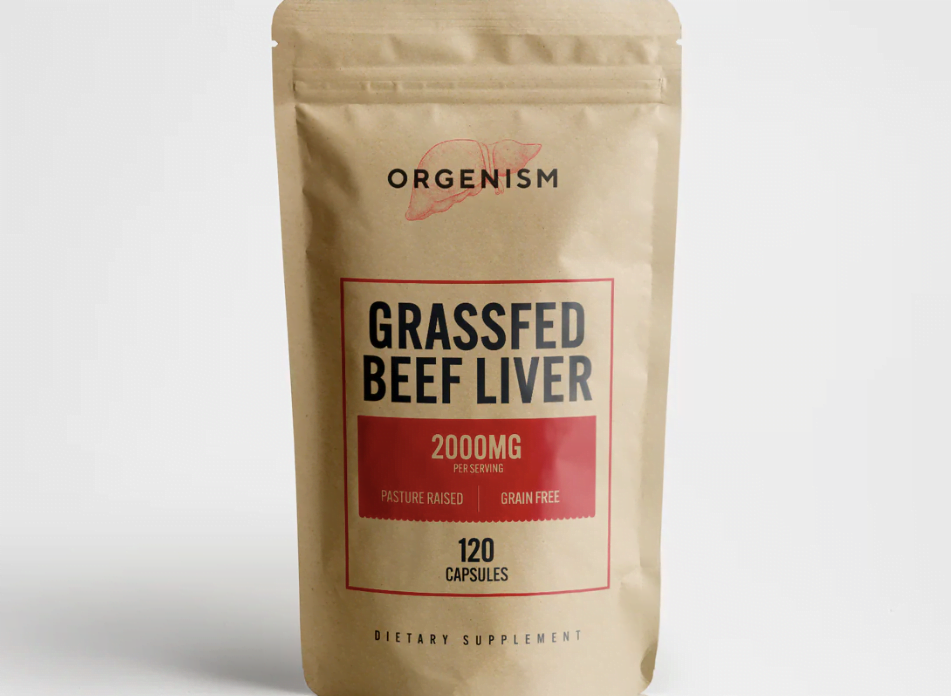 orgenism grass fed beef liver capsules