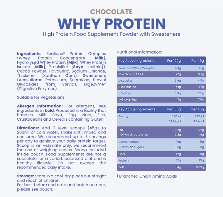 sealions whey protein