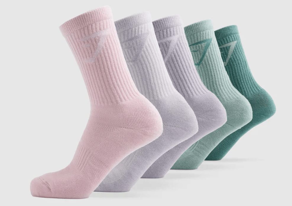 gymshark crew socks