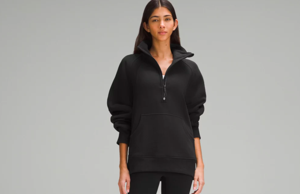 lululemon oversized funnel neck zip up jacket