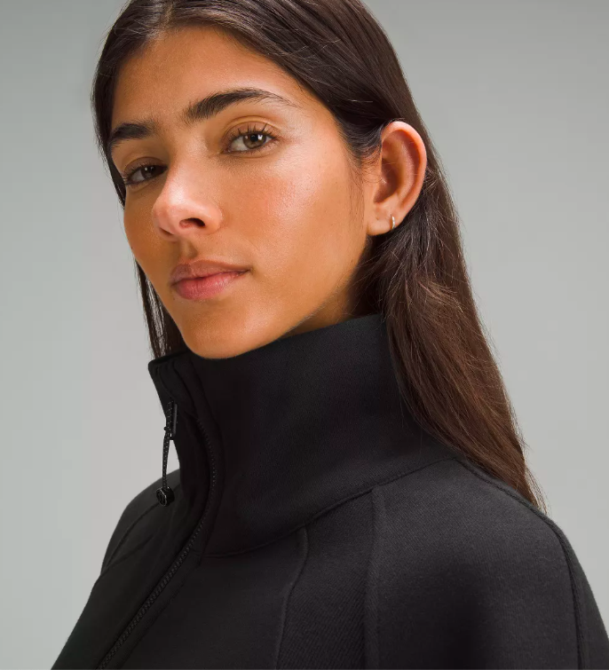 lululemon oversized funnel-neck half zip jumper