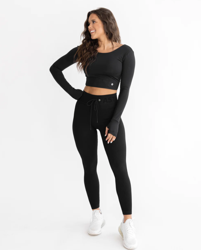 Astoria Live Luxe Crossed Back Long Sleeve Top