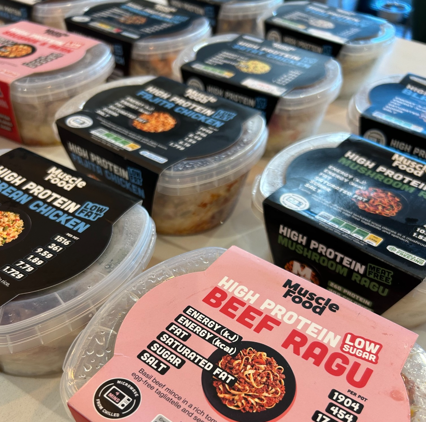 prepped pots by muscle food