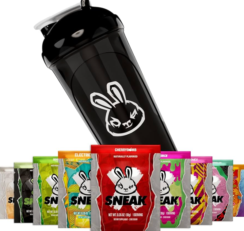 sneak energy metal shaker pack