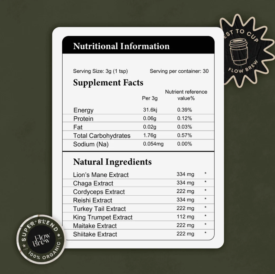 FlowBrew Protect: The Ultimate Mushroom Blend 