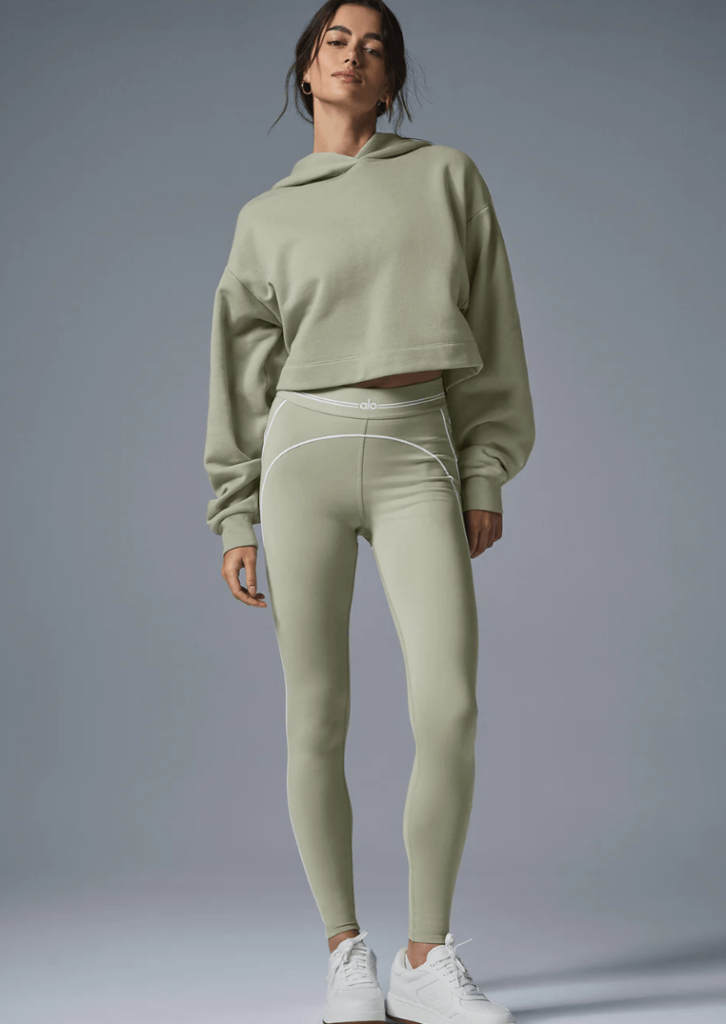 Alo Yoga Airbrush High-Waist Heart Throb Legging