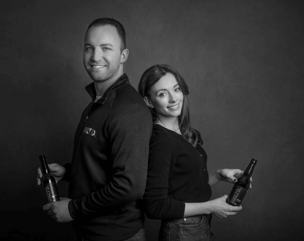 Johnny & Antonia Johnson, king and queen of alcohol free beer