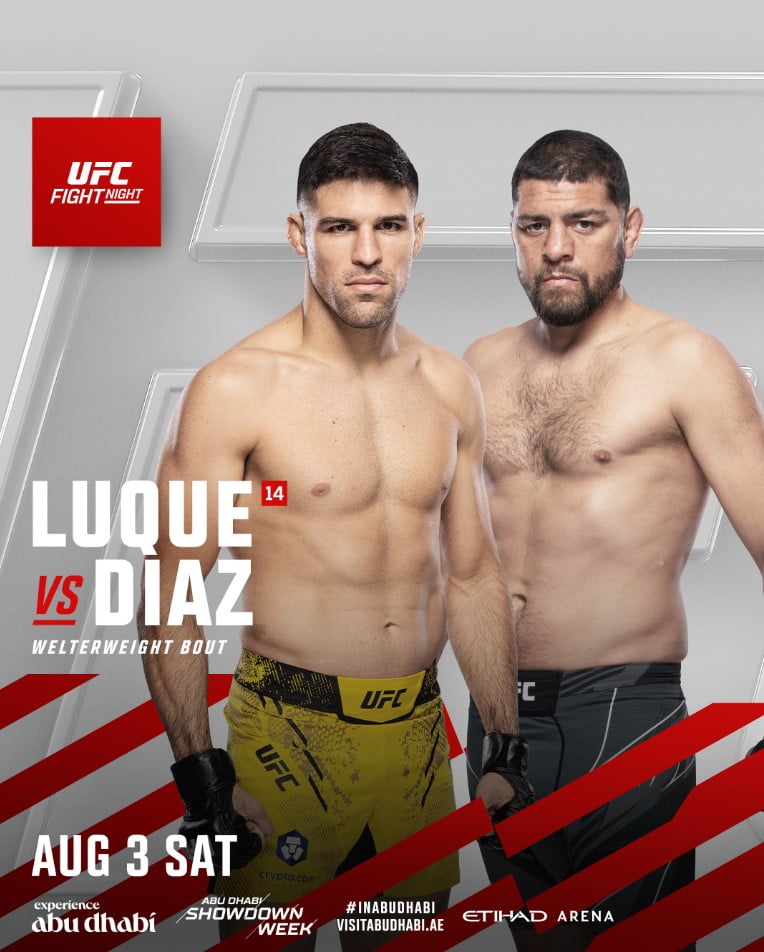 nick diaz vs luque  in UFC