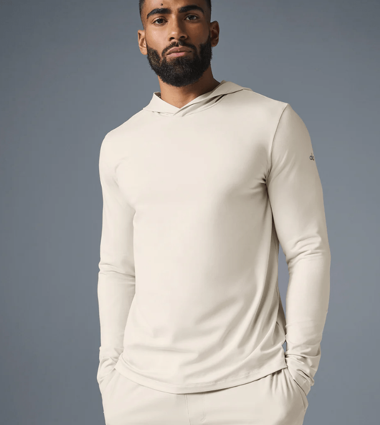 Alo Yoga Conquer Reform Long Sleeve Hooded Top 