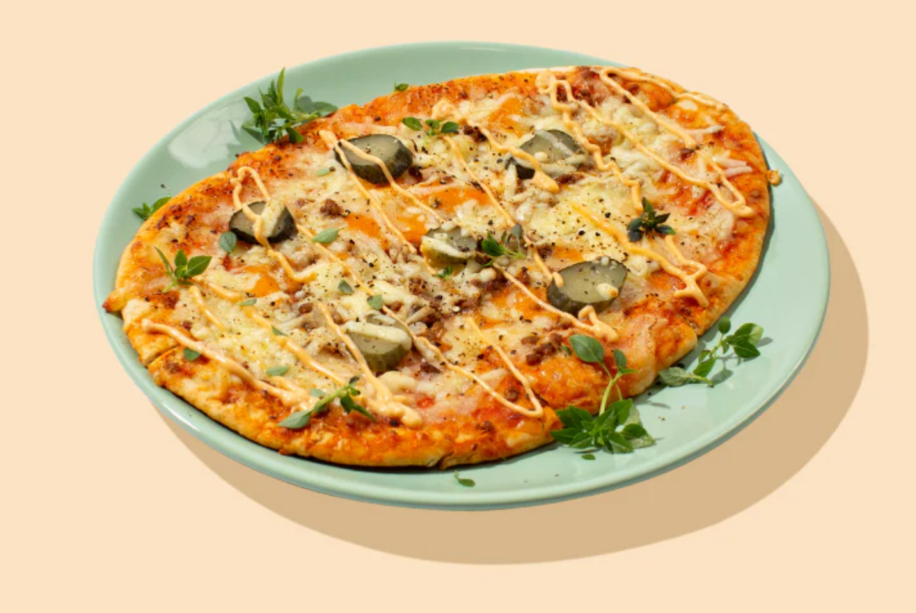 prepped pots cheeseburger pizza