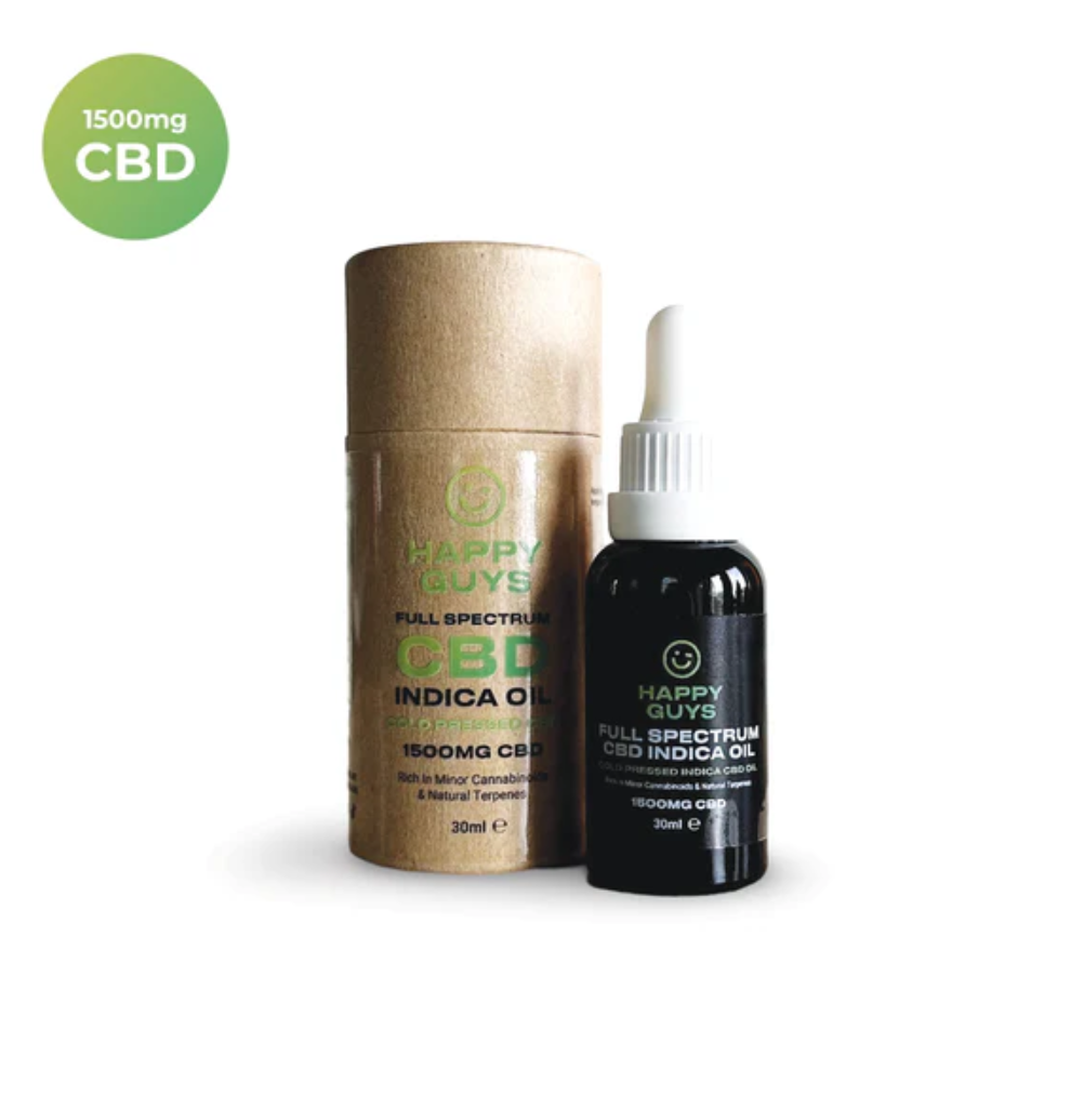 20% off Happy Guys CBD Full Spectrum Indica Oil Discount Code