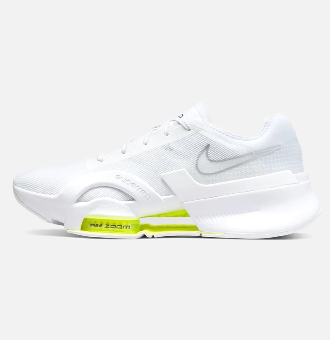 10% off The Sneakers Outlet  Men's Nike Air Zoom Superrep 3 White Volt Discount Code