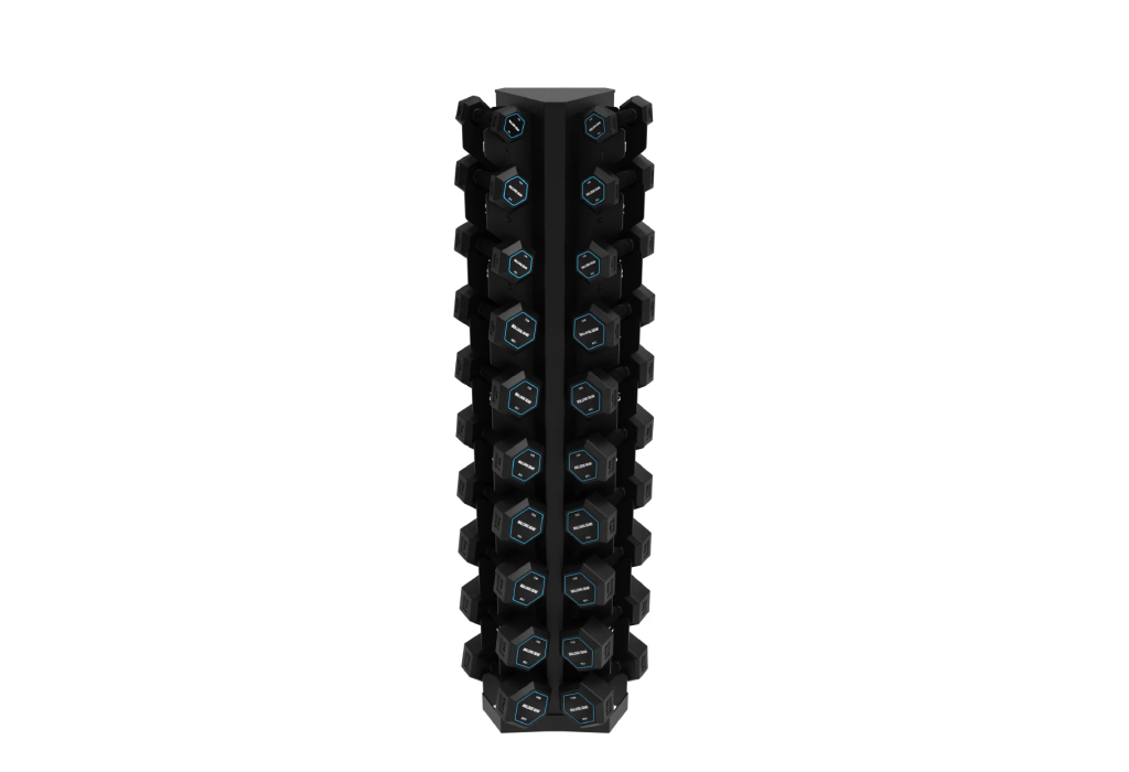 Bulldog Gear Vertical Storage Tower and Dumbbell Set