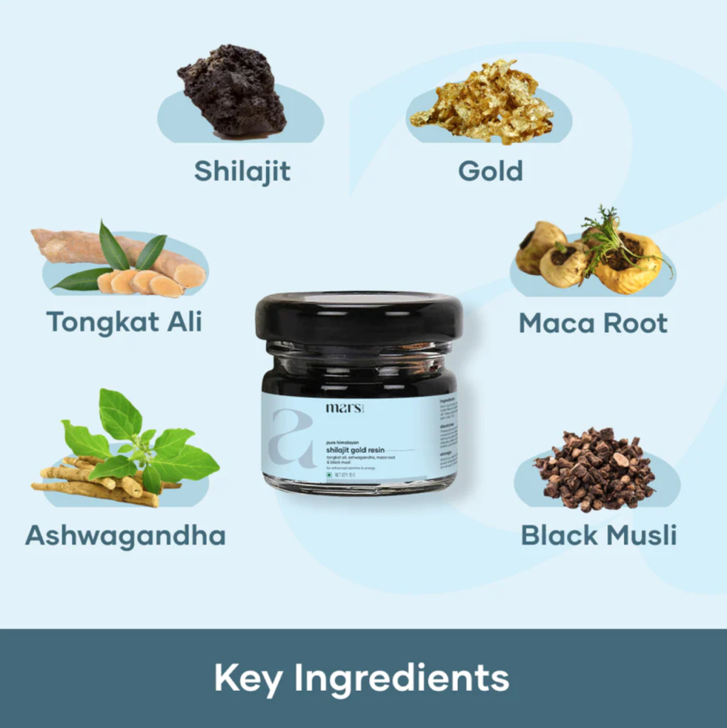 Mars Pure Himalayan Shilajit Gold Resin
