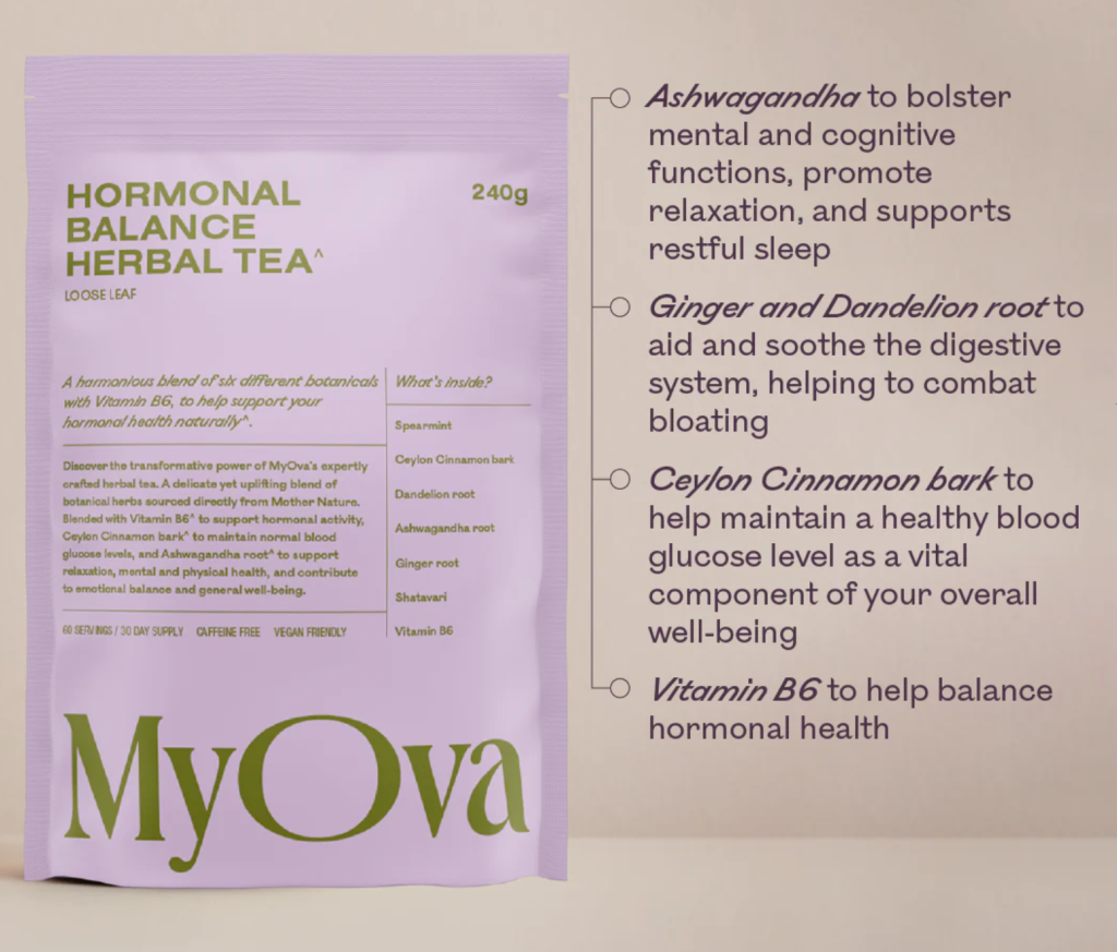 MyOva's Hormonal Balance Botanical Tea