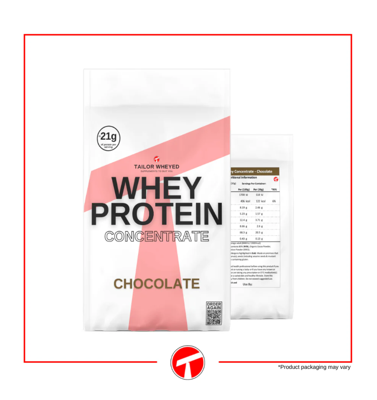 5% Off Tailor Wheyed® Customizable Whey Protein Discount Code