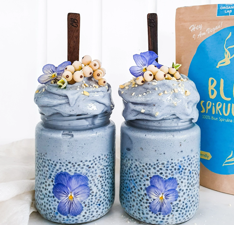 the organic labs blue spirulina