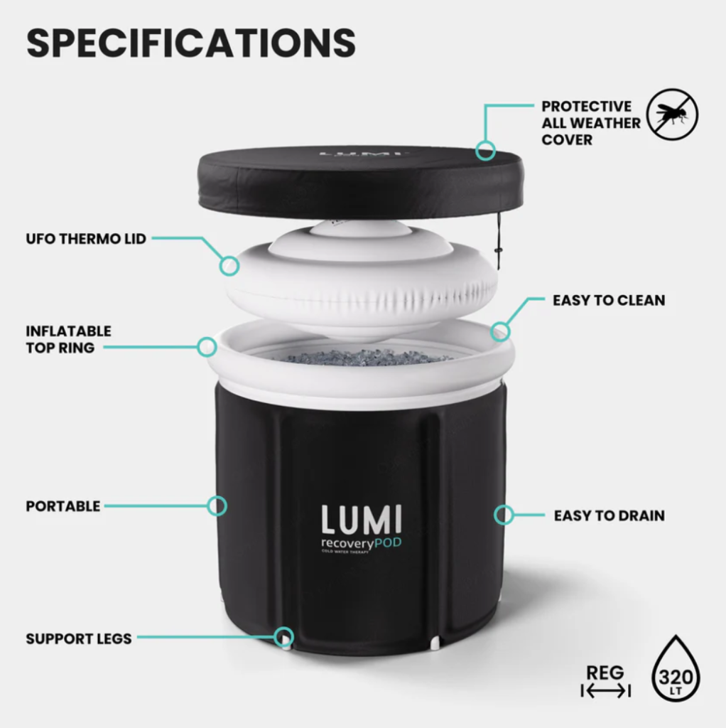Lumi's Recovery Pod Ice Bath