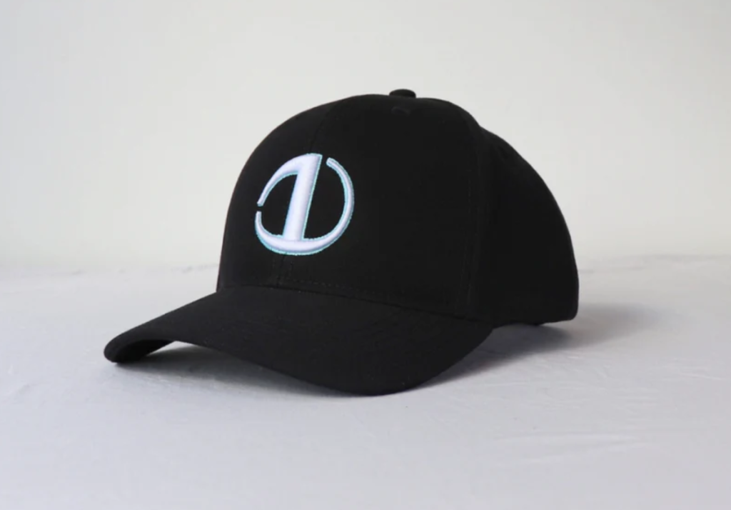 Black OG 1Cap (White/Blue Logo)