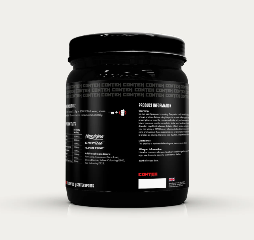 Conteh Sports Mega Pump Pre-Workout
