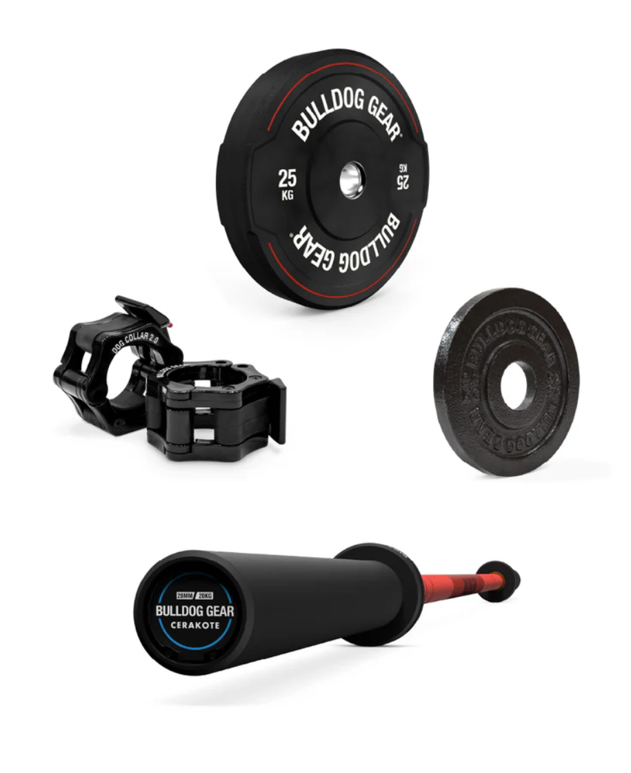 10% Off Bulldog Gear Men's 20kg Barbell & Bumper Plate Bundle Discount Code