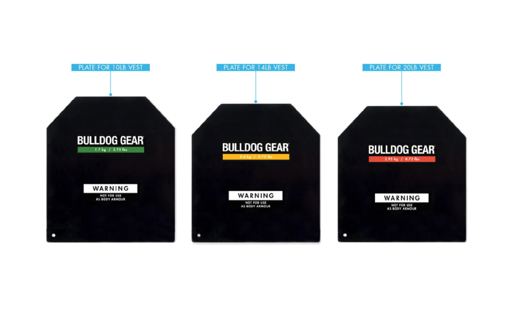 Bulldog Gear Tactical Weight Vest Plates