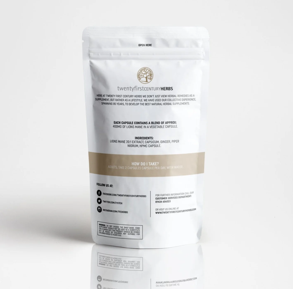 twentyfirstcentury herbs Lion's Mane Complex