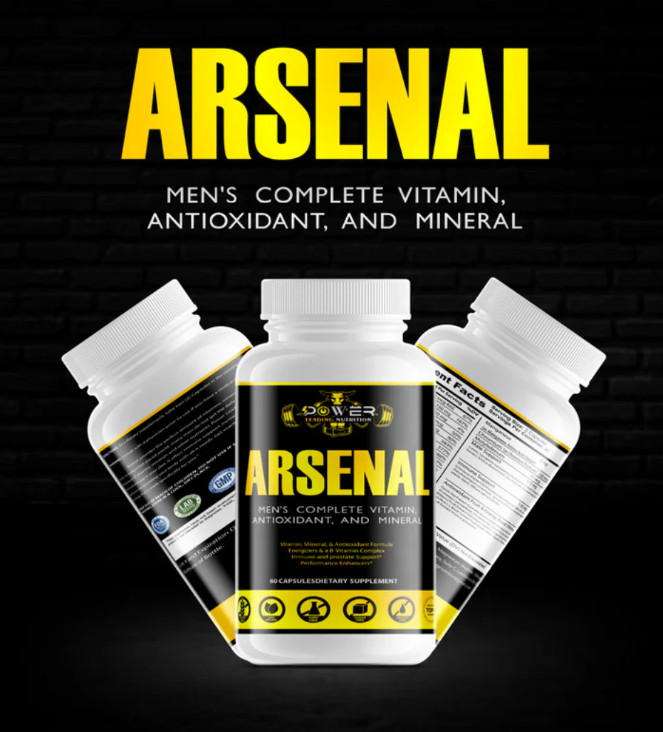  15% Off Power Leading Nutrition Arsenal Men's Complete Vitamin Discount Code