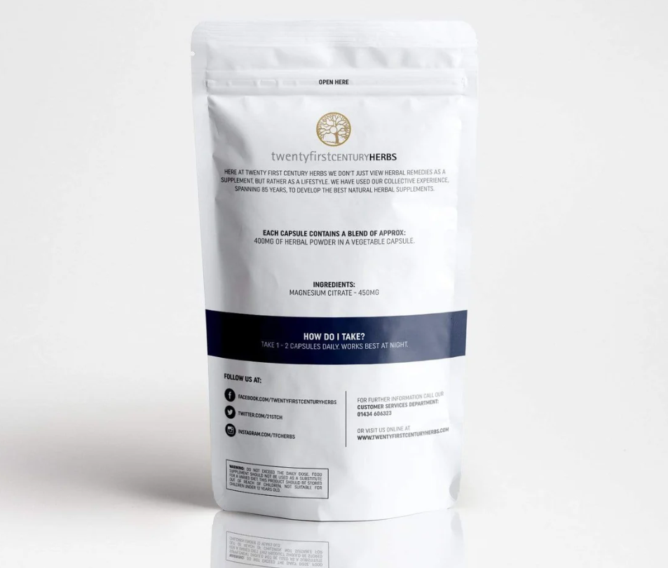 Magnesium supplement Twenty First Century Herbs