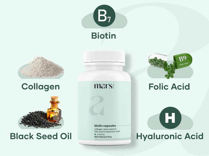 mars biotin hair growth capsules