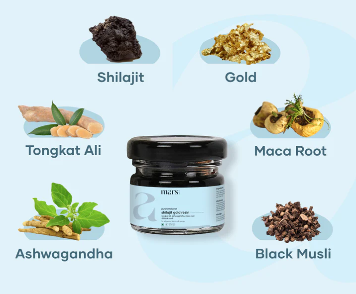 mars shilajit gold resin ingredients