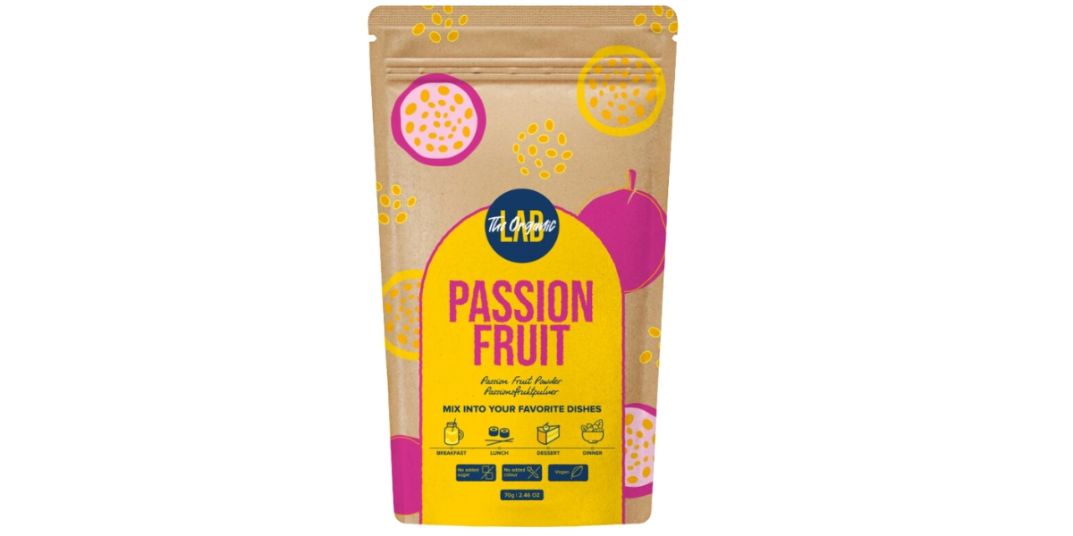 the organic labs passion fruit powder