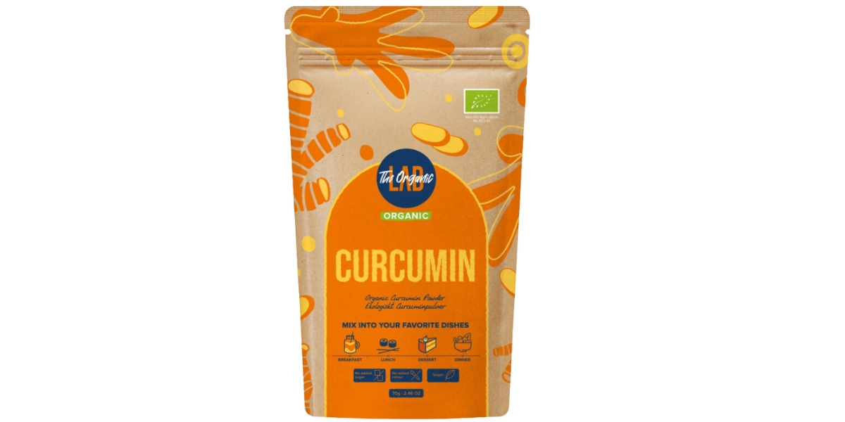 the organic labs yellow curcumin powder
