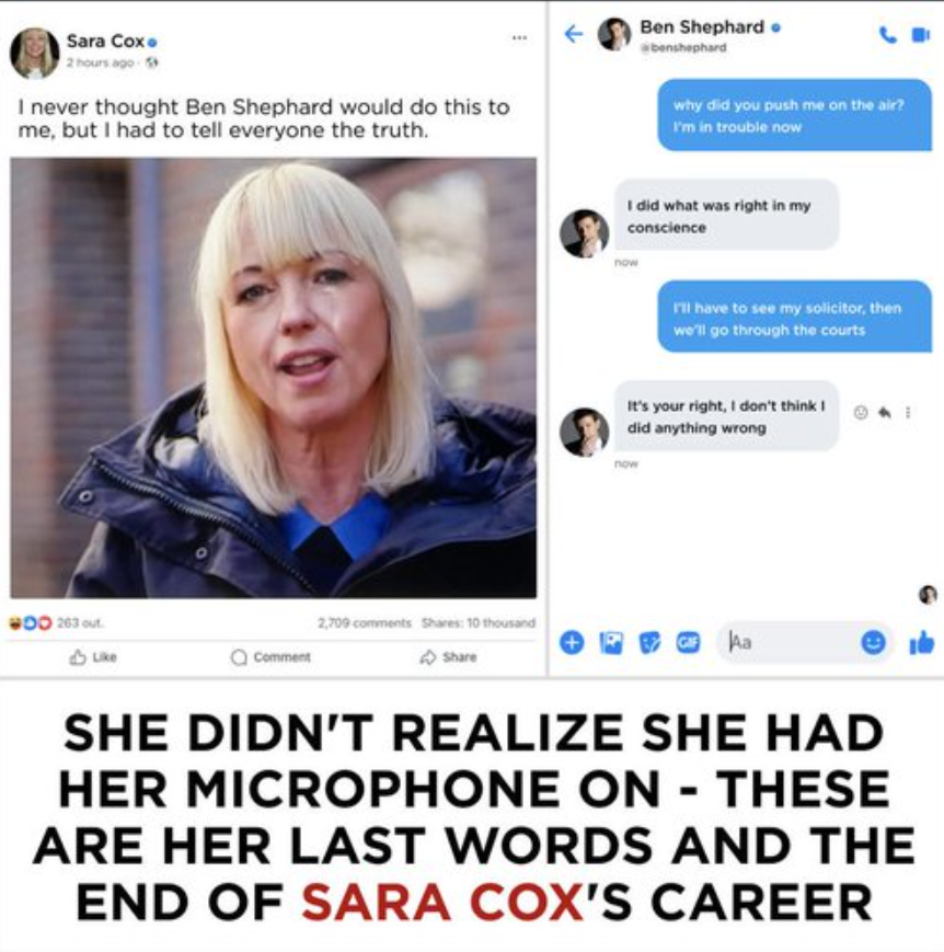 ben shephard vs sara cox