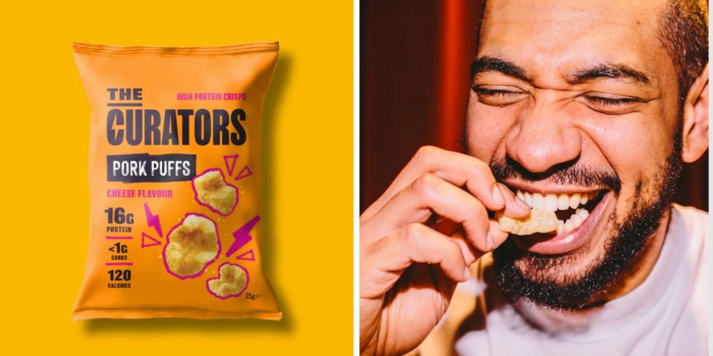 the curators cheese pork puffs