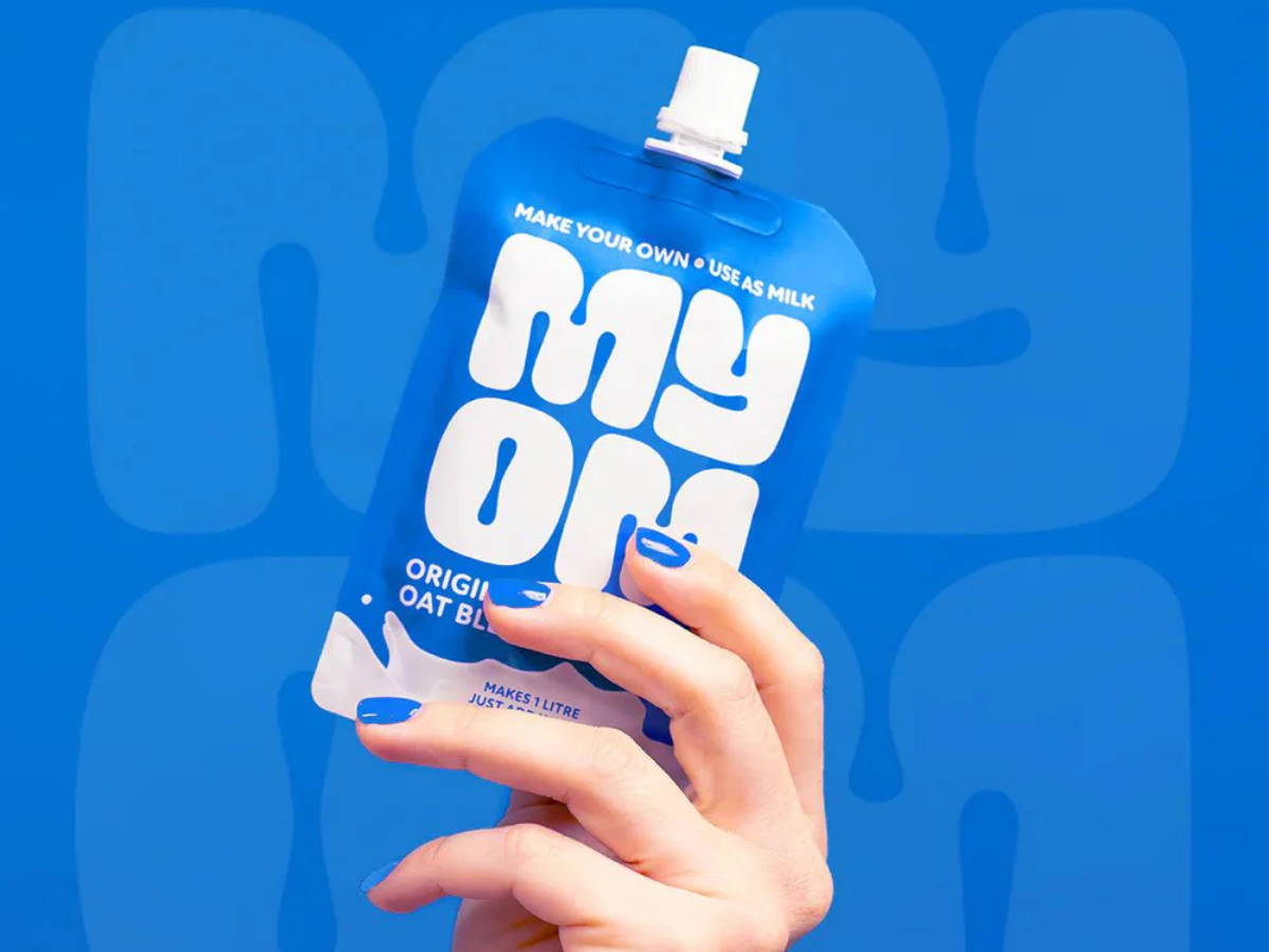 MYOM pouches are the ultimate eco-friendly milk alternative