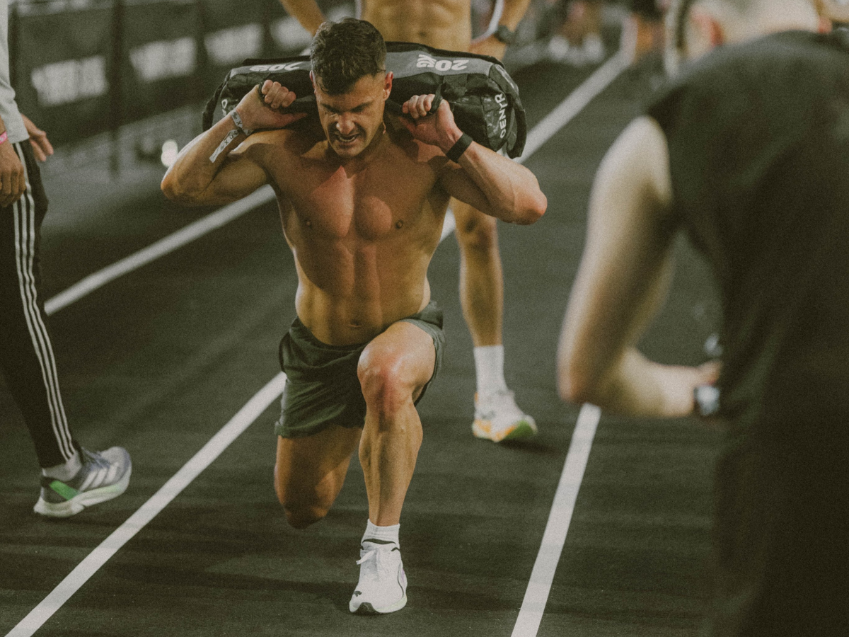 Rob Lipsett powering through HYROX Malaga